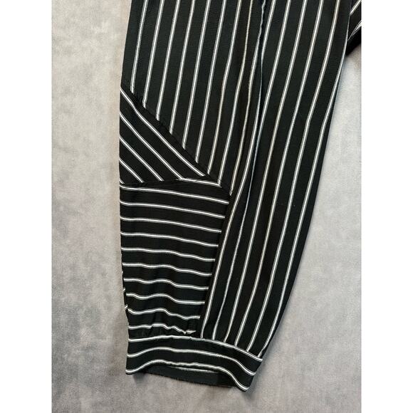 IC Connie K Striped Lantern Pants Women’s Size M Pull On Lagenlook Made in USA - Picture 9 of 11